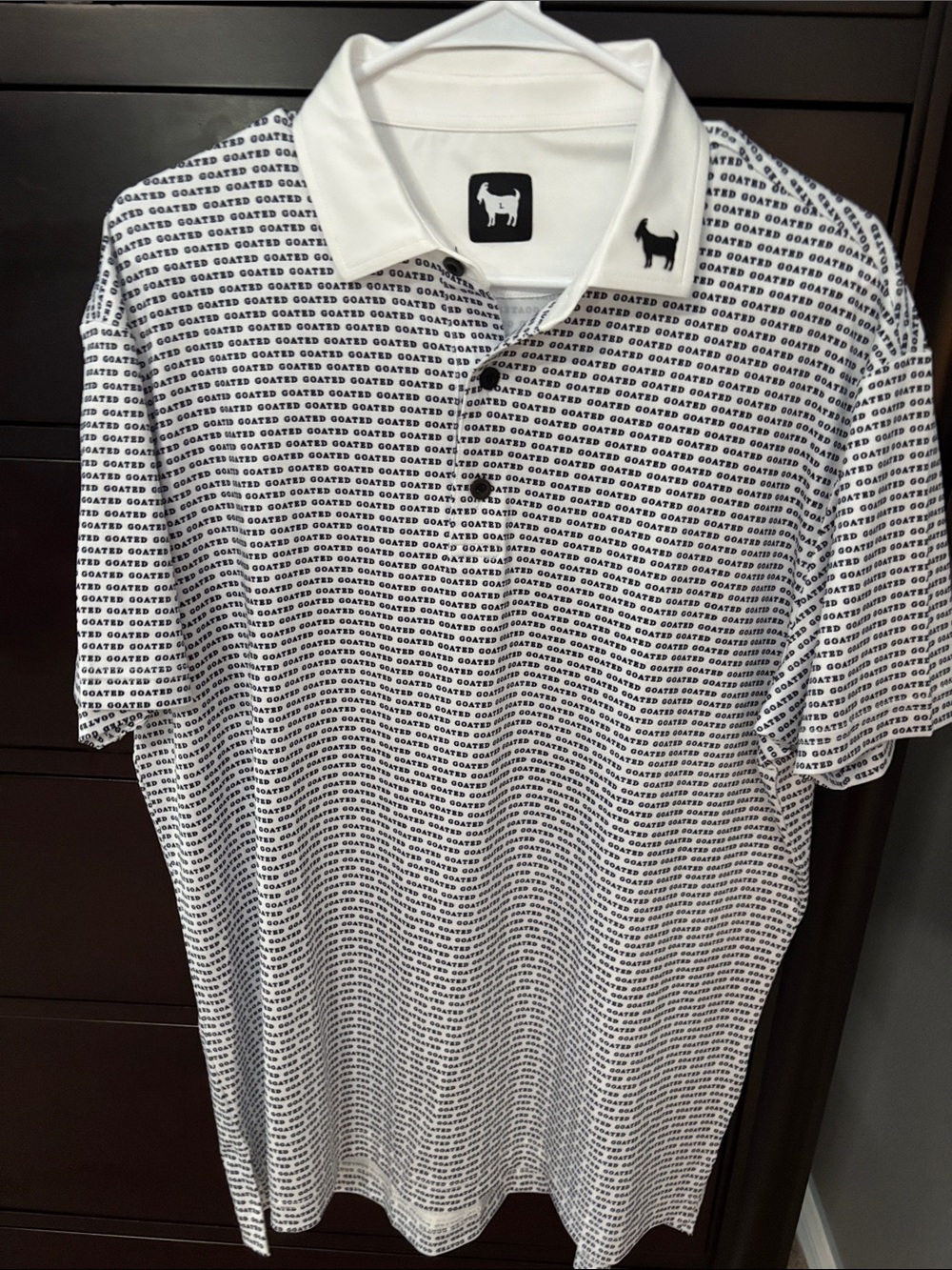 White OG Goated Golf Men's Polo